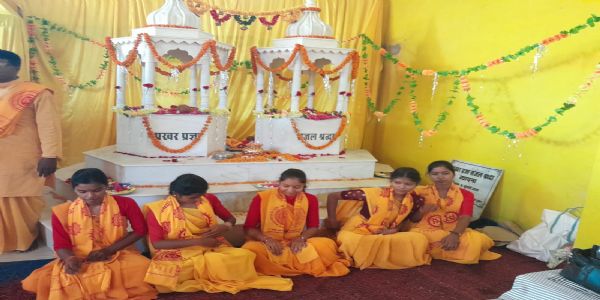 गायत्री शक्तिपीठ कुरुद में हुई प्रखर प्रज्ञा एवं सजल श्रध्दा की स्थापना
