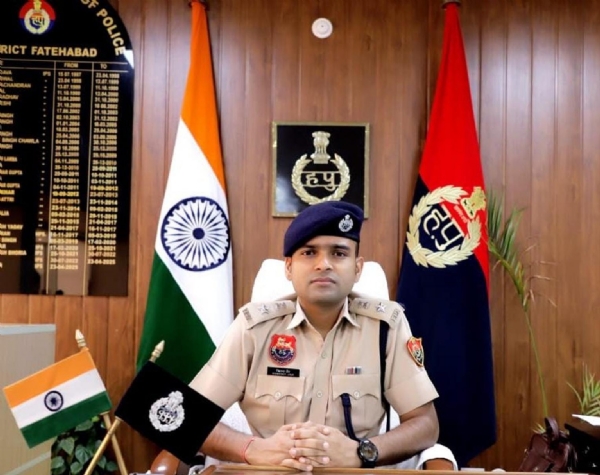 फतेहाबाद। एसपी सिद्धांत जैन।