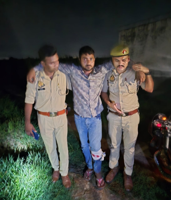 घायल बदमाश
