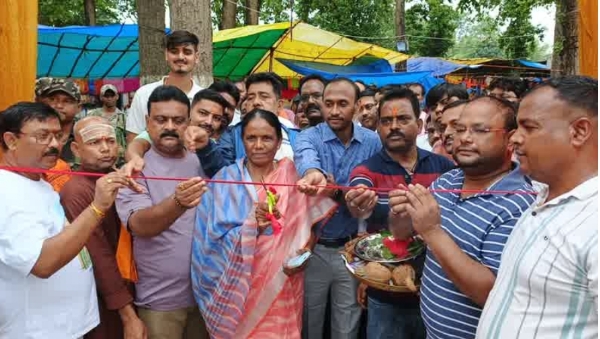 सांसद जोबा माझी ने किया महादेवशाल धाम श्रावणी मेले का उद्घाटन