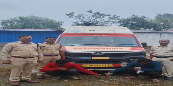 रतलाम: रिंगनोद पुलिस ने 108 एंबुलेंस से मादक पदार्थ जब्‍त किया