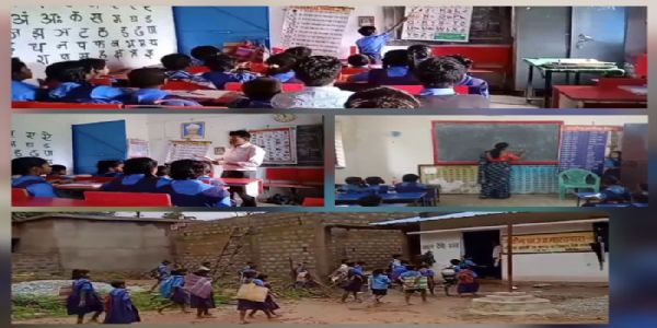 नक्सलियों ने जिस स्कूल को तोड़ा, आत्मसमर्पण कर उसी स्कूल काे बनाया, अब उन्ही के बच्चे कर रहे पढ़ाई