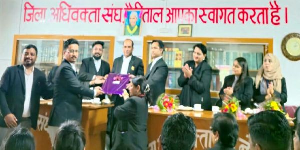 तीन स्थानांतरित न्यायिक अधिकारियों को संघ ने दी विदाई