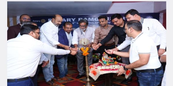 रोटरी रामगढ़ सिटी के अध्यक्ष और सचिव ने संभाला पदभार
