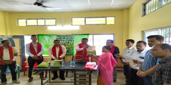 बराक में कृषि और समावेशी विकास को बढ़ावा देने के लिए मुख्य सचिव का दौरा