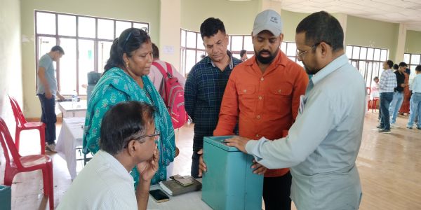 पीठासीन व मतदान कार्मिकों को दिया गया प्रशिक्षण