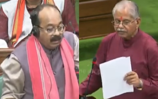 विधान सभा में मंत्री अरुण साव और धरमलाल कौशिक