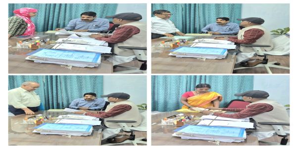 जनता दरबार में अंचल अधिकारियों ने सुनी आम लोगों की समस्‍याएं