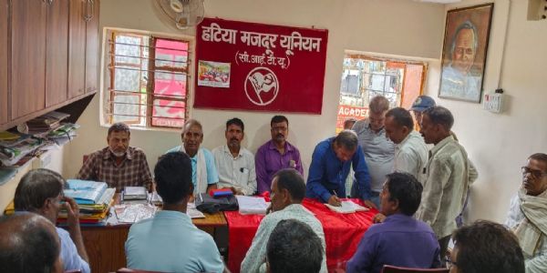 बीएसएनएल के दैनिक भोगी मजदूरों के बकाया वेतन को लेकर हुई वार्ता