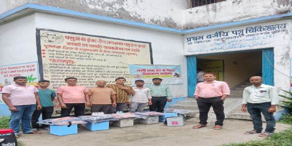 पशुपालकों को बड़ी राहत: महालवाड़ी गांव में नए पशु चिकित्सालय का शुभारंभ