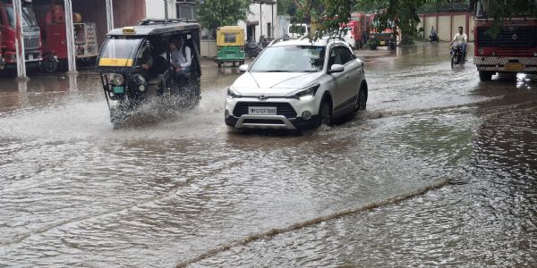 ग्वालियर: शहर में झमाझम बरसे मेघ, एक घंटे में 56.9 मिलीमीटर बारिश