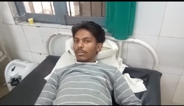 घायल युवक