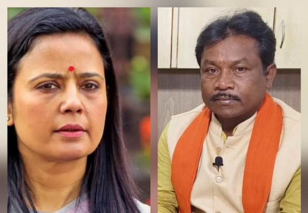 सांसद महुआ मोइत्रा व बस्तर सांसद महेश कश्यप
