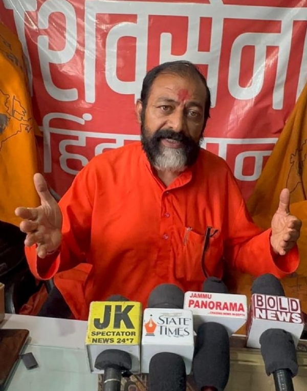 शिव सेना हिंदुस्तान ने जम्मू स्मार्ट सिटी में स्ट्रीट लाइटिंग पर चिंता जताई