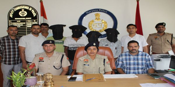 सोनीपत: स्नैचिंग गिरोह चार आरोपी गिरफ्तार
