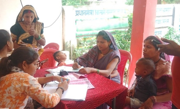 आबा जनभागीदारी अभियान के अंतर्गत लाभ संतृप्ति शिविर का आयाेजन