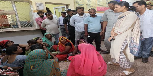 बारिश में मकान गिरा, दो मासूम बच्चों की मौत, सात घायल