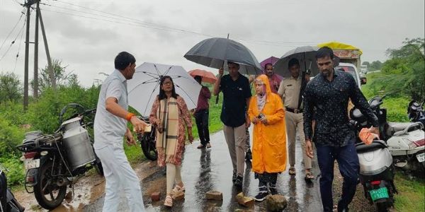 ग्वालियरः तिघरा जलाशय से की गई जल निकासी