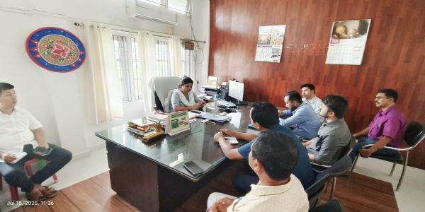 तामुलपुर में बीटीसी चुनाव की तैयारी को लेकर बैठक