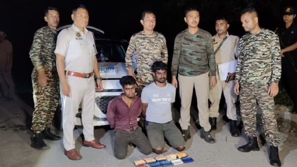 भारी मात्रा में हीरोइन समय दो गिरफ्तार