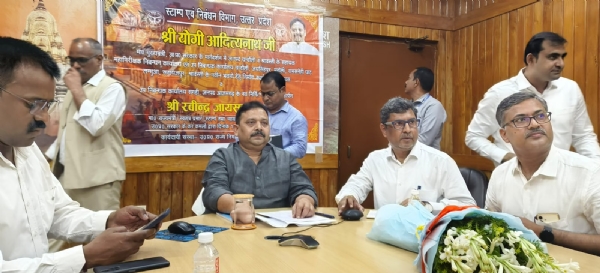 लोकार्पण एवं शिलान्यास कार्यक्रम में  स्टांप एवं न्यायालय पंजीयन शुल्क राज्य मंत्री