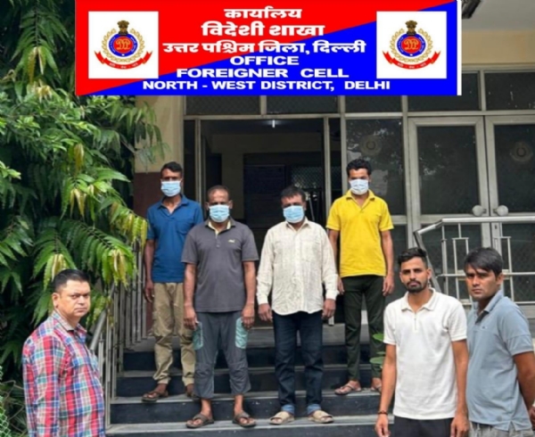 पकड़े गए बांग्लादेशी की फोटो