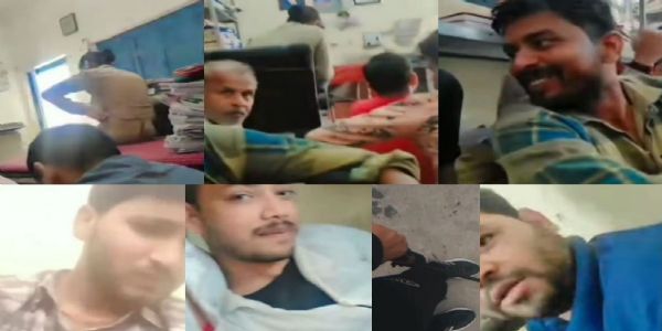 थाने के अंदर हथियारबाज युवकों की बनी रील वायरल