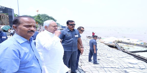 मुख्यमंत्री नीतीश ने गंगा नदी के बढ़ते जलस्तर का लिया जायजा, अधिकारियों को दिए जरूरी निर्देश
