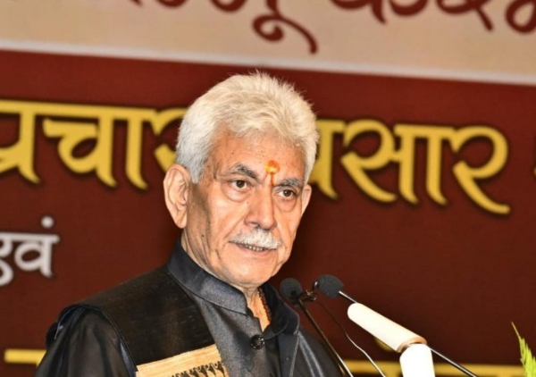 सिंधु जल संधि पर रोक से आने वाले समय में पाकिस्तान की अर्थव्यवस्था पर असर पड़ेगा-उपराज्यपाल सिन्हा