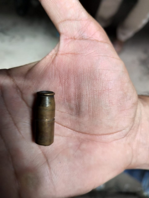 मशीन के पार्ट की फोटो (सिरसा पर गोली चलने वाले मामले)
