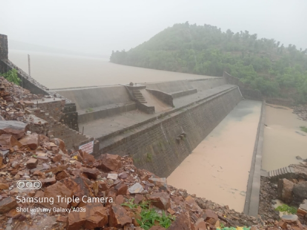 भीलवाड़ा में झमाझम बारिश से जनजीवन अस्त-व्यस्त, नदियां उफान पर, कई मार्ग बंद