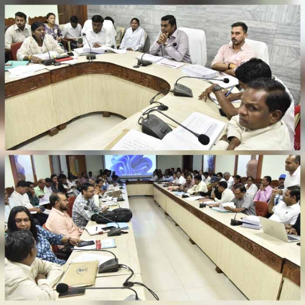स्वास्थ्य विभाग की समीक्षा बैठक