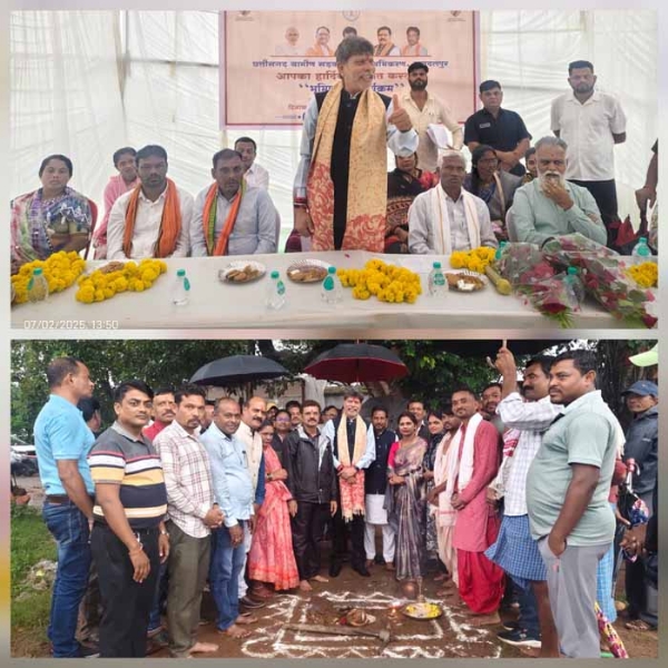 87 लाख 51 हजार का भूमिपूजन