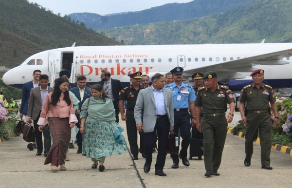 थल सेनाध्यक्ष जनरल उपेंद्र द्विवेदी भूटान यात्रा पर पहुंचे