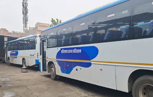 सोनीपत:  हरियाणा रोडवेट की डिपो में एसी पहुंची बसें