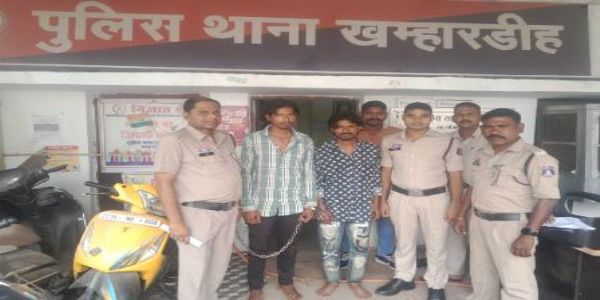 युवक की हत्या करने वाले दो आरोप‍ित चंद घंटों के भीतर गिरफ्तार