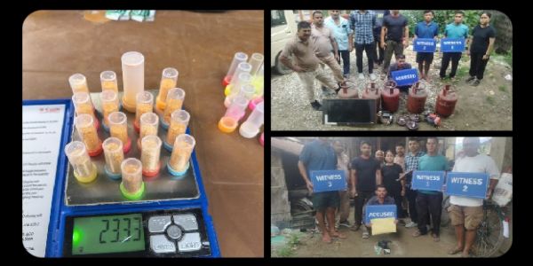 लखीमपुर पुलिस की बड़ी कार्रवाई, भारी मात्रा में संदिग्ध हेरोइन बरामद, दो लोग गिरफ्तार