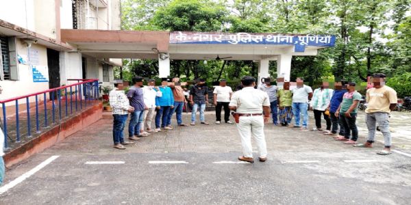 पूर्णिया में अपराधियों पर कहर बनकर टूटी 