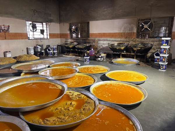 महाकाल मंदिर की लड्डू निर्माण शाला में तैयार हुई 80 क्विंटल लड्डू प्रसादी