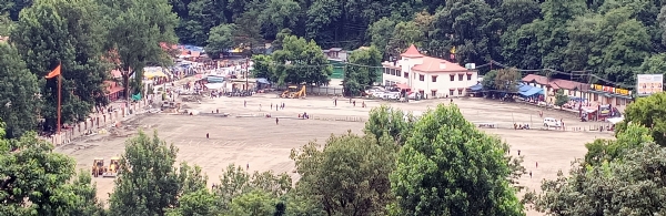समतलीकरण की प्रक्रिया में डीएसए मैदान।