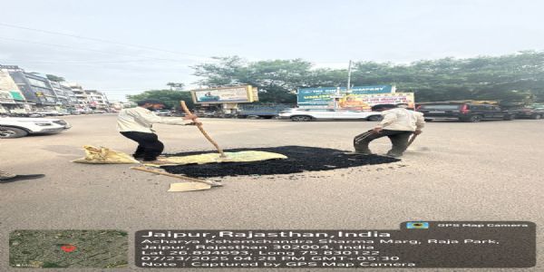 ग्रेटर निगम ने दो दिन में 311 स्थानों पर सड़क को किया दुरुस्त