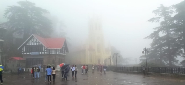 शिमला में वर्षा