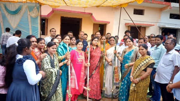 हरेली तिहार में संस्कृति को बढ़ावा देने के लिए आयोजित कार्यक्रम में महापौर ने किया शिरकत