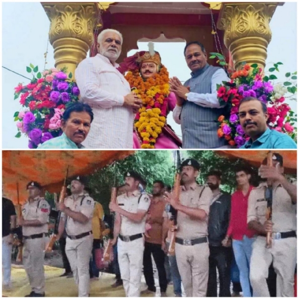 201 वां बलिदान दिवस मनाया,शोभायात्रा निकाली