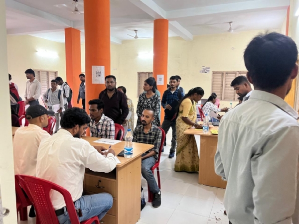 कोरबा में आयोजित प्लेसमेंट कैम्प में 134 युवाओं का प्राथमिक चयन