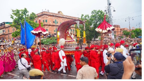 तीज माता की दो दिवसीय शोभायात्रा 27 जुलाई से :दो से अधिक लोक-कलाकार अपनी कलाओं का करेंगे प्रदर्शन