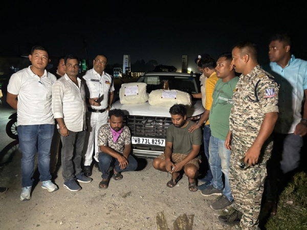 दो गांजा तस्कर गिरफ्तार