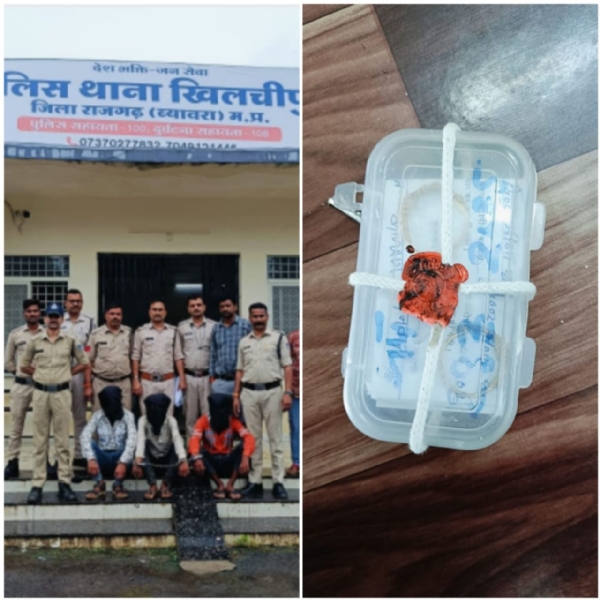 लूट कर ले जाने वाले आरोपित गिरफ्तार,माल बरामद