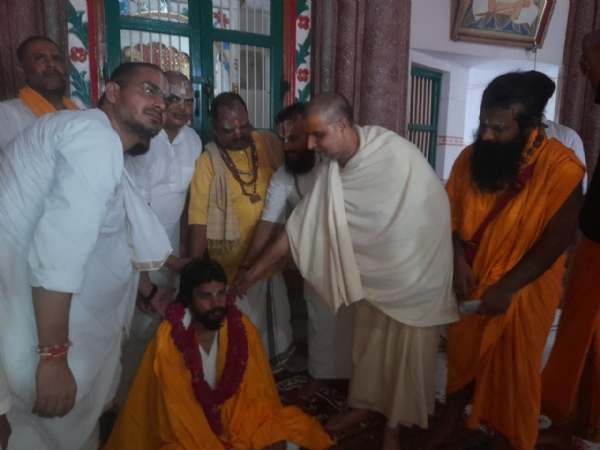 सनत कुमार दास कुशवाहा मंदिर के महंत नियुक्त