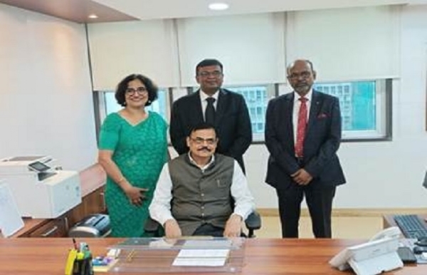 एनएफआरए के अध्‍यक्ष का पदभार ग्रहण करते नितिन गुप्ता